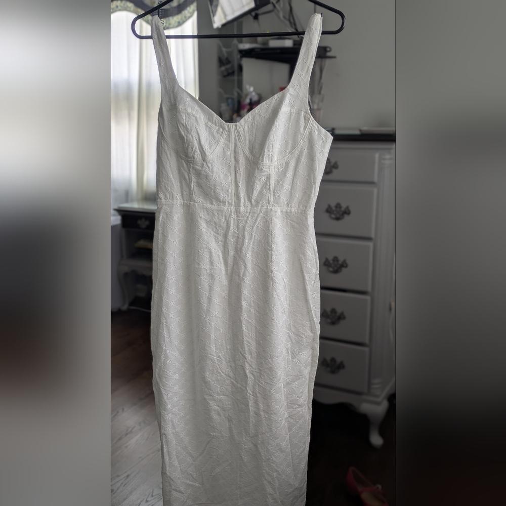 RIHOAS Ivory Eyelet Sundress